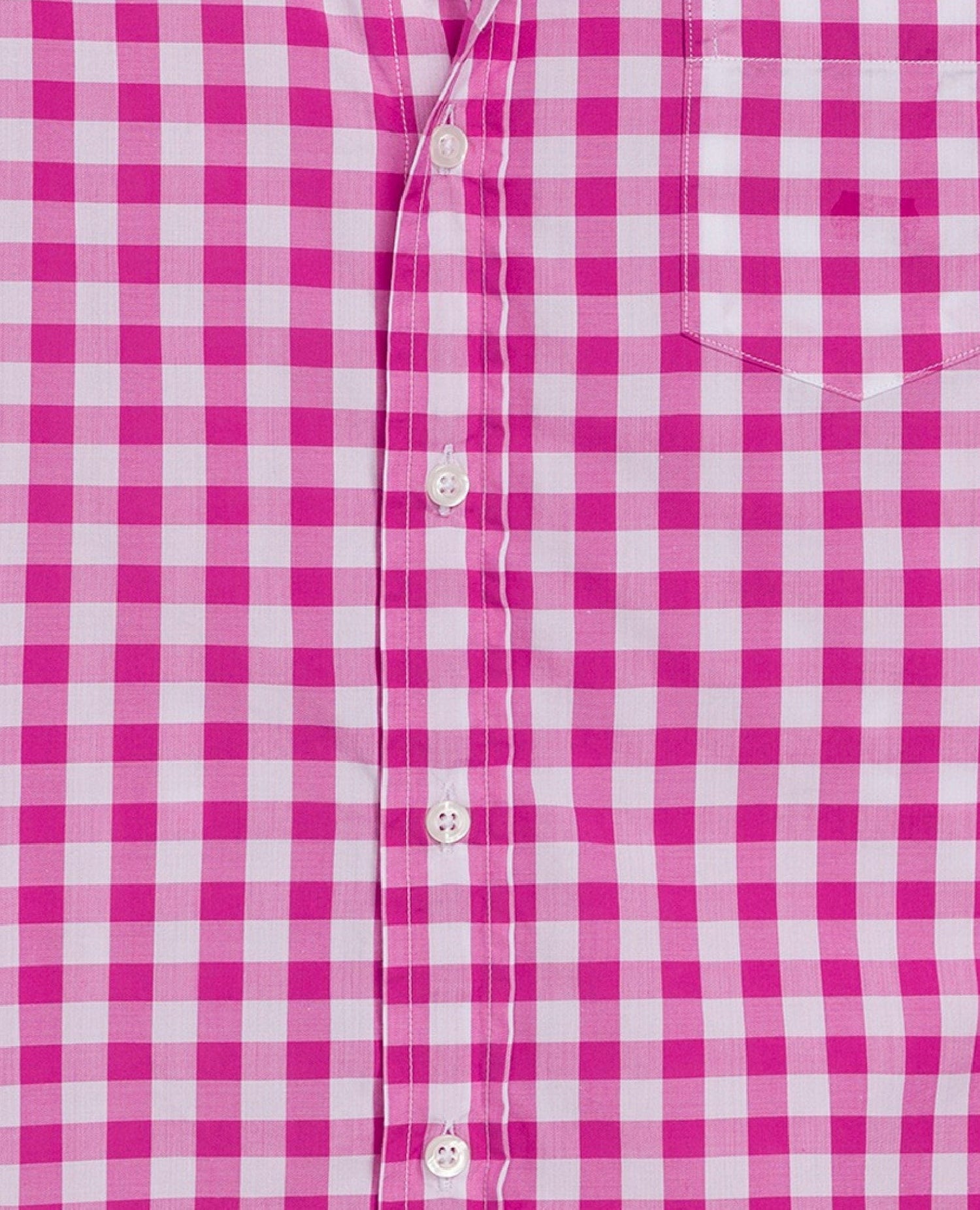 Barry Pink Check Button Down