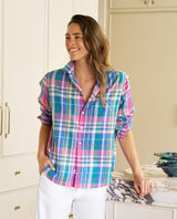 Frank & Eileen Spring Blue Plaid