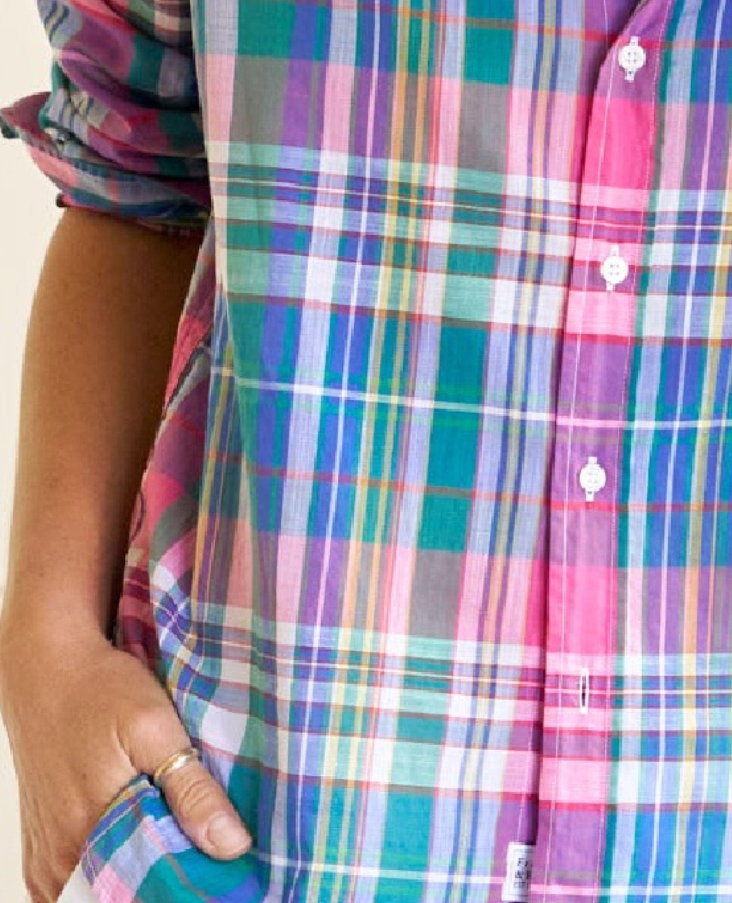 Frank & Eileen Spring Blue Plaid