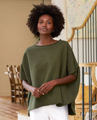 Olive Capelet in Caper (One Size)
