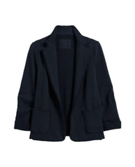 Dublin Navy Knit Blazer