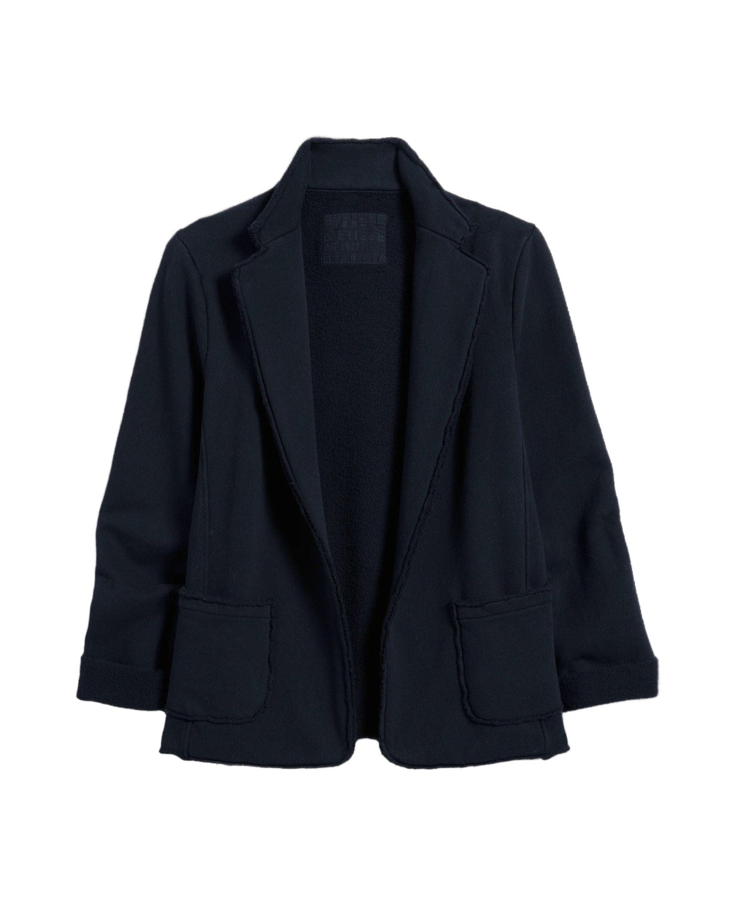 Dublin Navy Knit Blazer