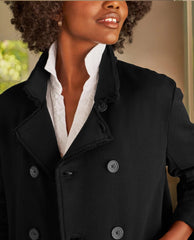 Frank & Eileen Peacoat Black