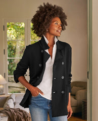 Frank & Eileen Peacoat Black