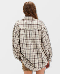 Ashley Flannel Shirt Ivory Combo