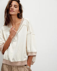 Free People Everything Pullover Cream