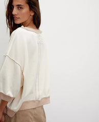 Free People Everything Pullover Cream