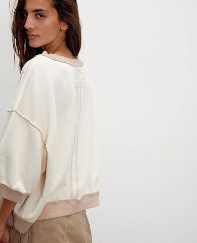 Free People Everything Pullover Cream
