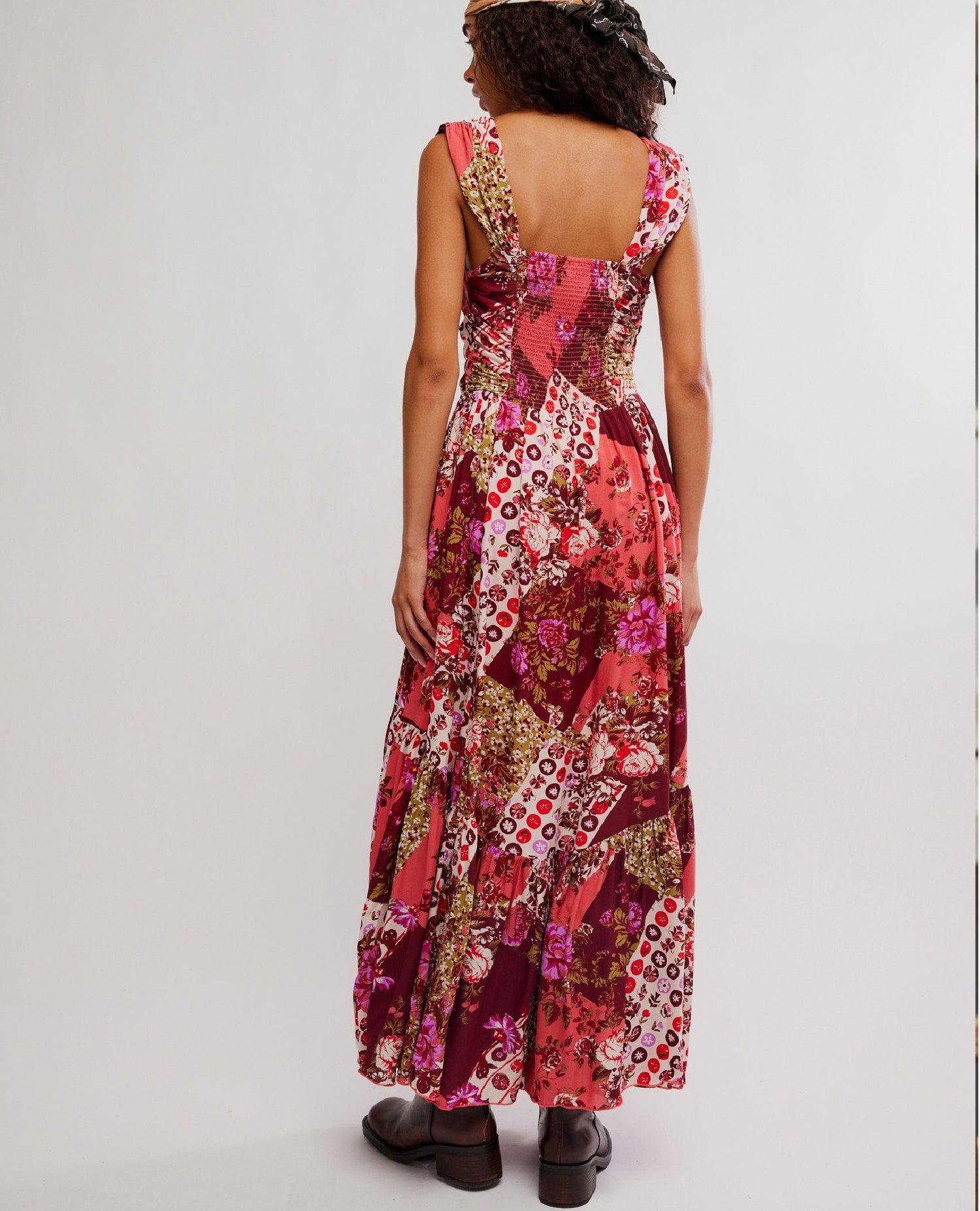 Sasha Strawberry Maxi Dress