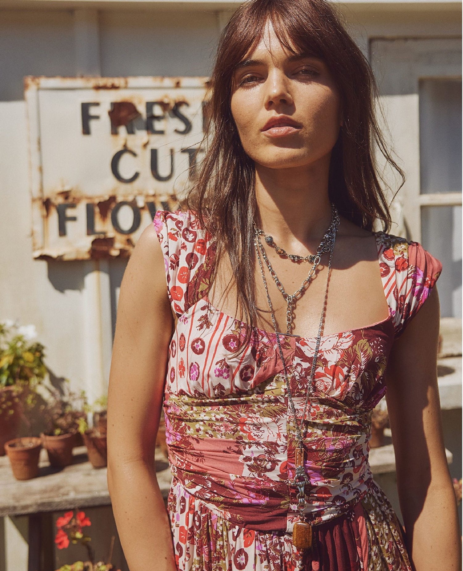 Sasha Strawberry Maxi Dress