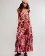 Sasha Strawberry Maxi Dress