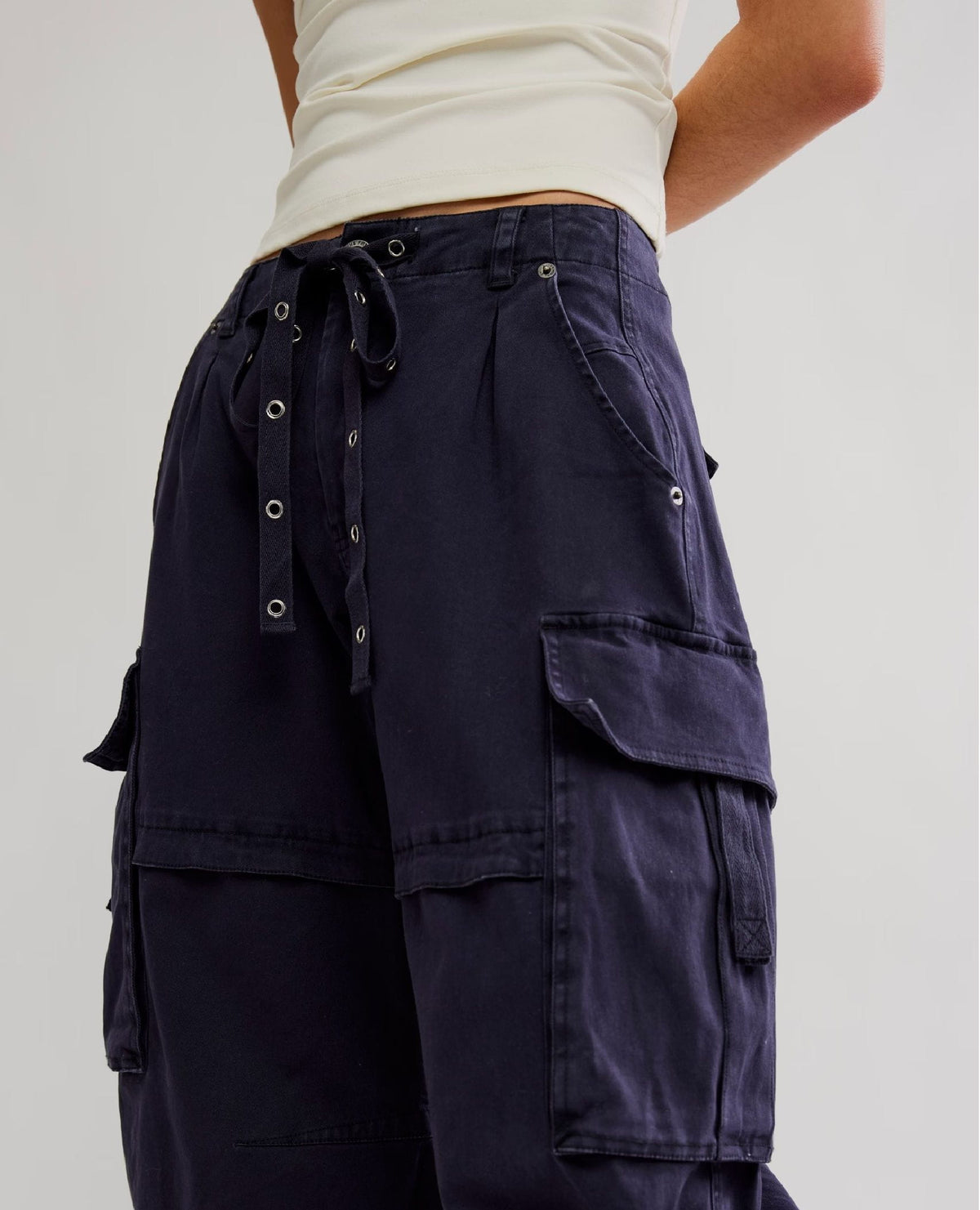 Reef Curved Cargo Pant Black