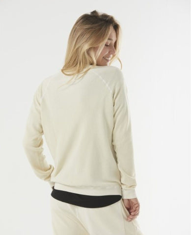 Free City Lucky Sweatshirt Vintage Ivory