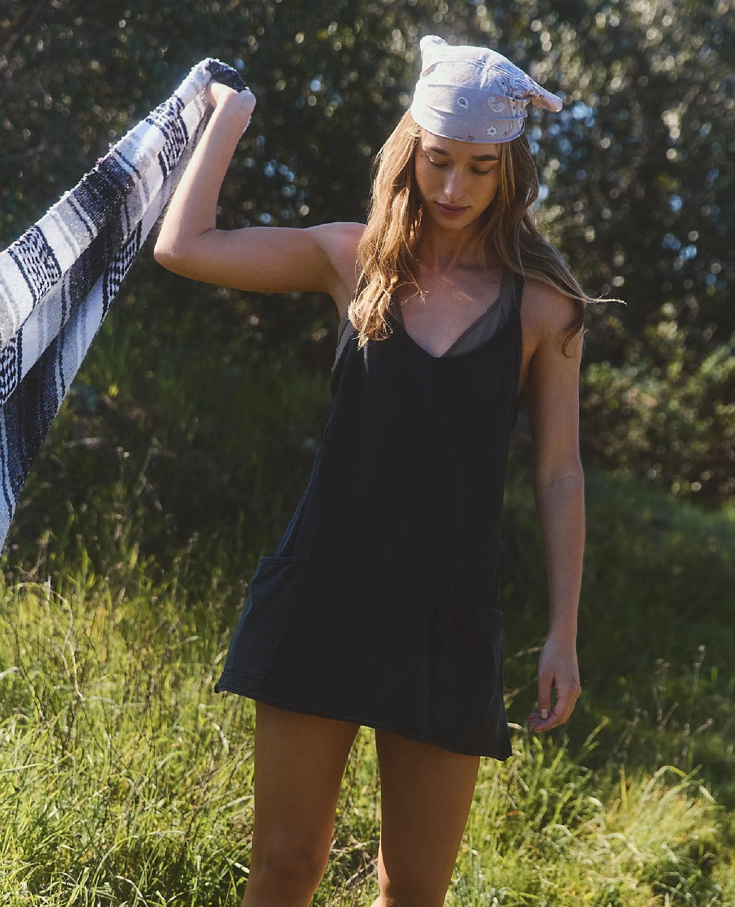 Hot Shot Mini Dress Vintage Black
