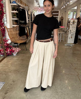 Belted Palazzo Pant Butter
