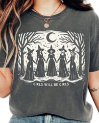 Girl Will Be Girls Tee in Black
