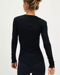 Going Places Cardi Thermal Black