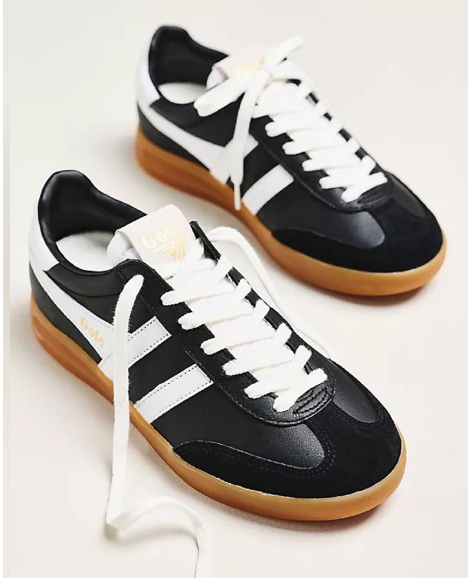 Gola Cyclone Leather Black Sneaker