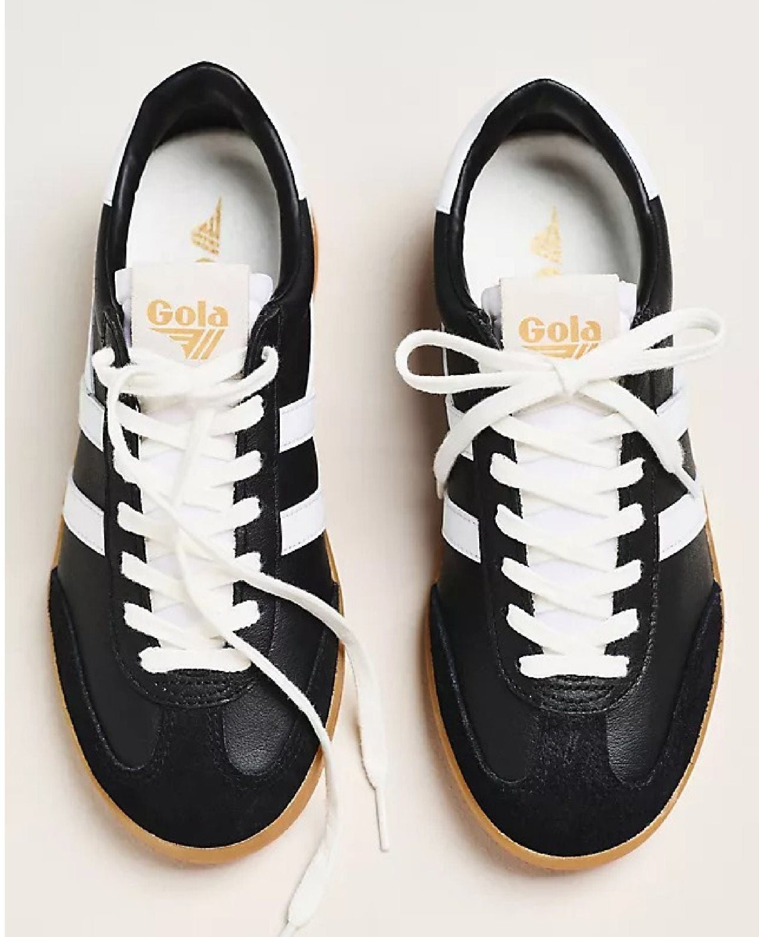 Gola Cyclone Leather Black Sneaker