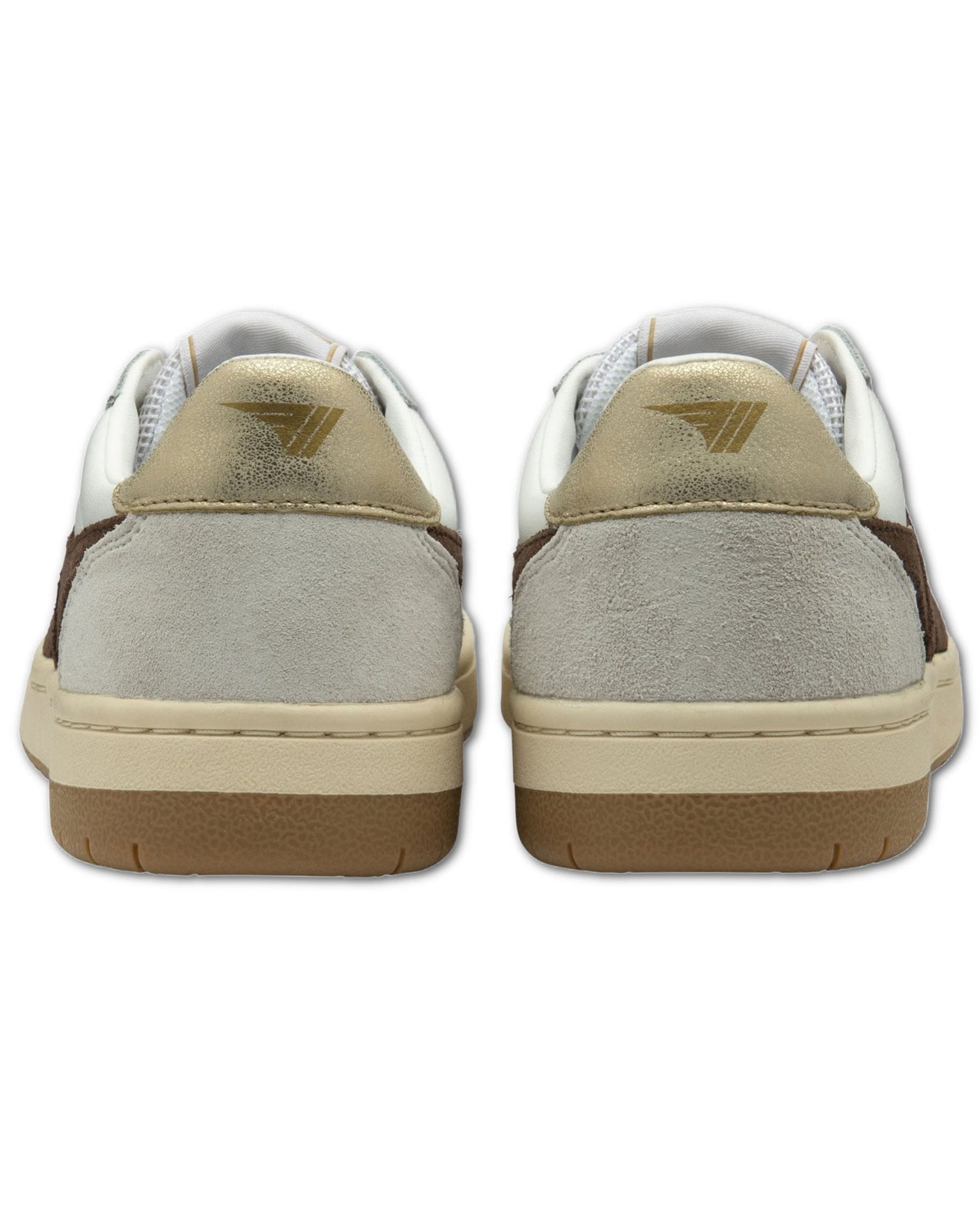 Gola Hawk White/Dark Brown/Gold Sneaker