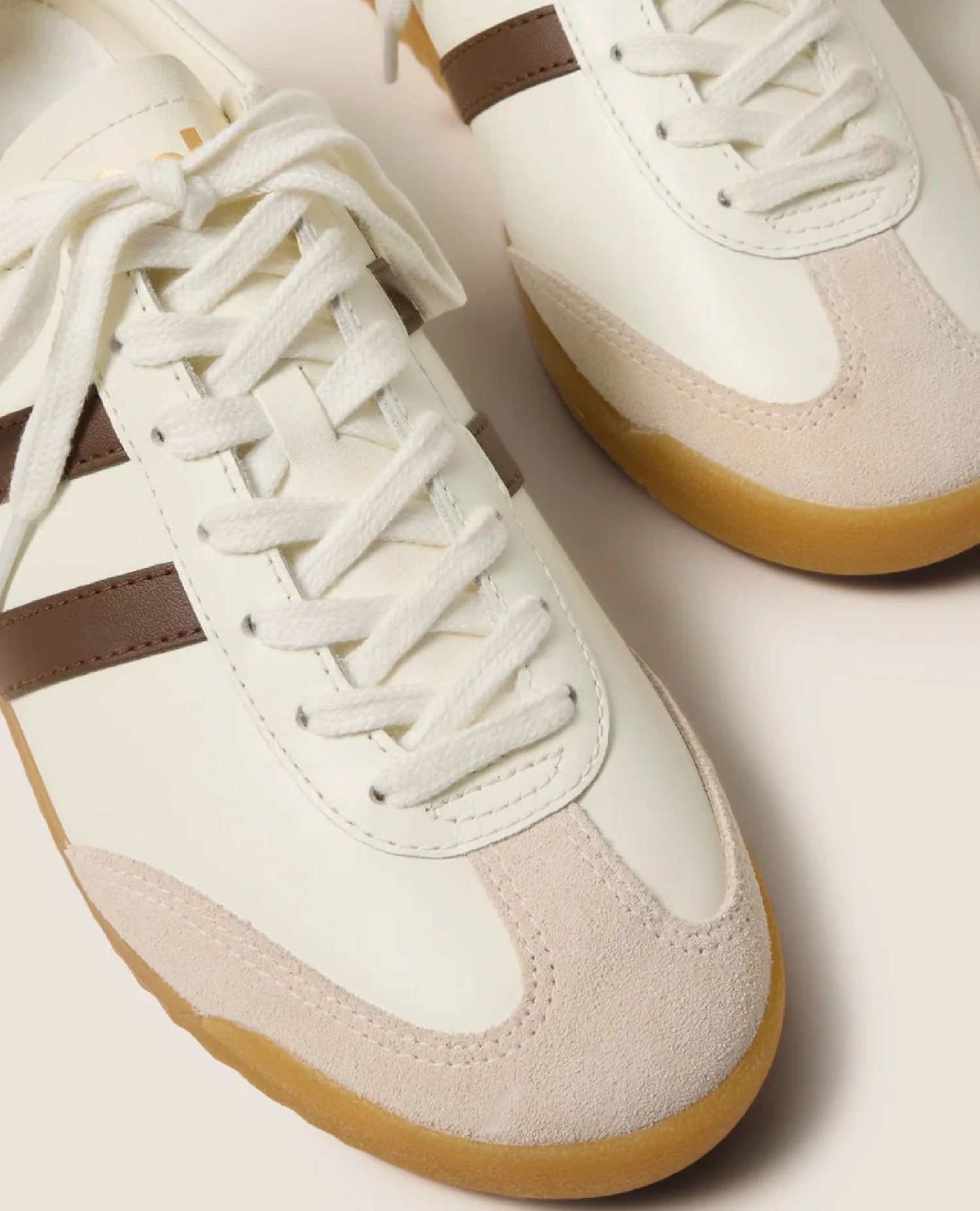 Torpedo Leather Sneaker Dark Brown/Gold