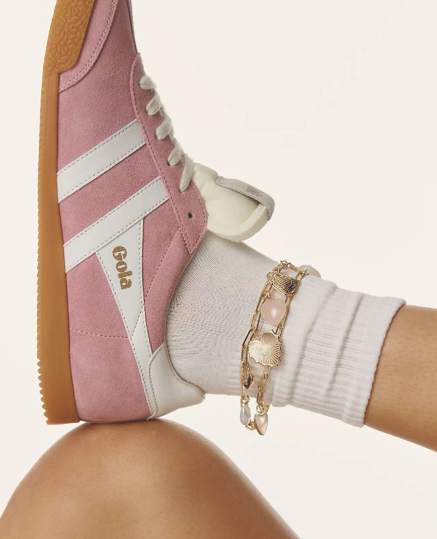 Gola Women's Elan Sneaker Candy/White