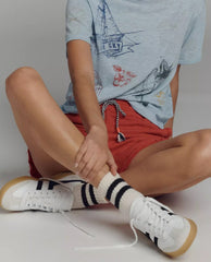 Gola Cyclone Leather Sneaker White/Black/Gum
