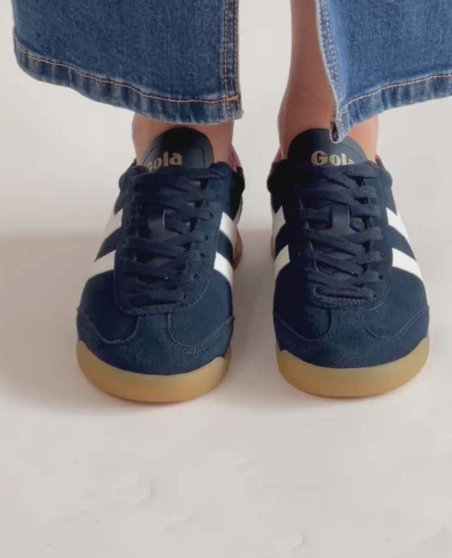 Gola Torpedo Navy Coral Sneakers