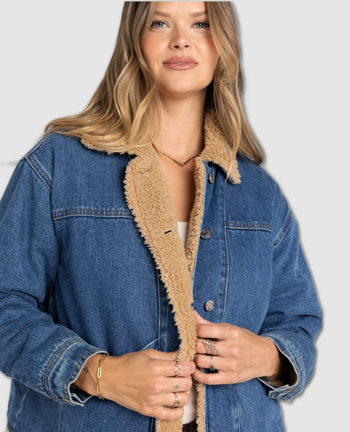 Gram Denim Sherpa Jacket