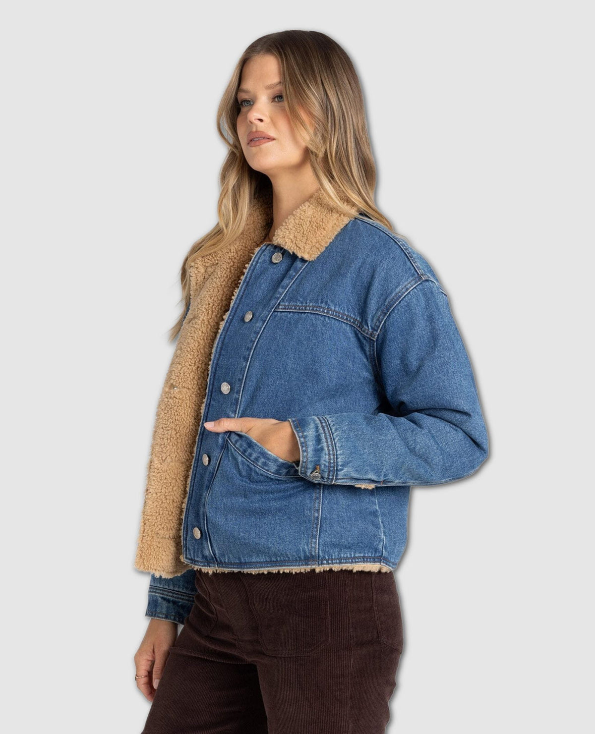 Gram Denim Sherpa Jacket