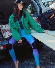 Hit The Slopes Jacket Green Glow