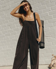 Hot Shot Strappy Black Onesie