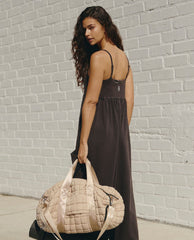 Hot Shot Strappy Black Onesie