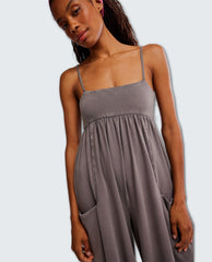 Hot Shot Strappy Onesie 2 in Hickory