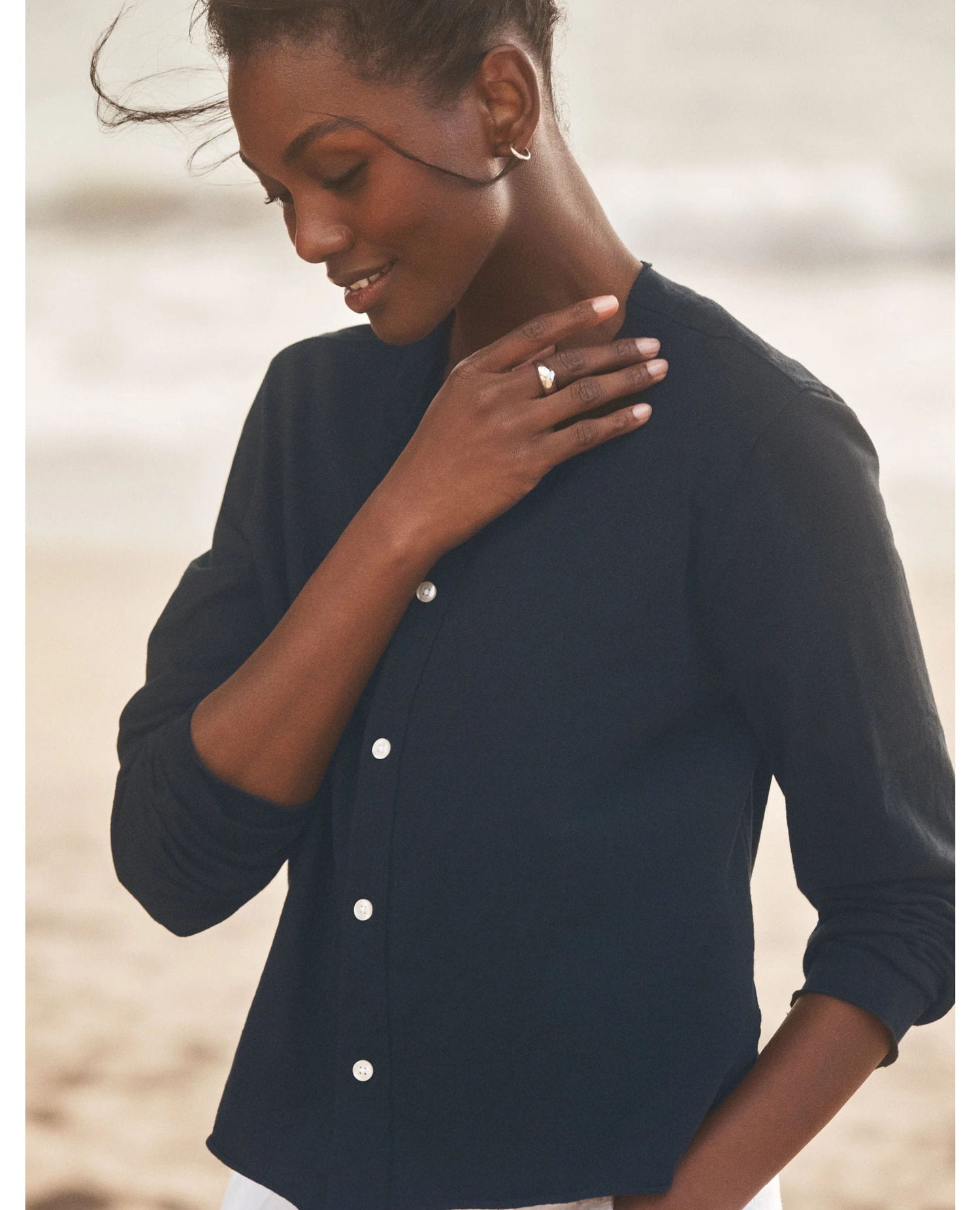 Jackie Cardigan Navy