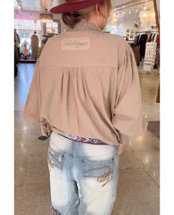 Peace and Love Jean Patched