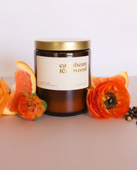 Caribbean Teakwood Candle  9oz