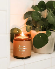 Mantra Candle Boom Chakra Laka 9oz