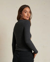 Perfect Jolie Long Sleeve Charcoal