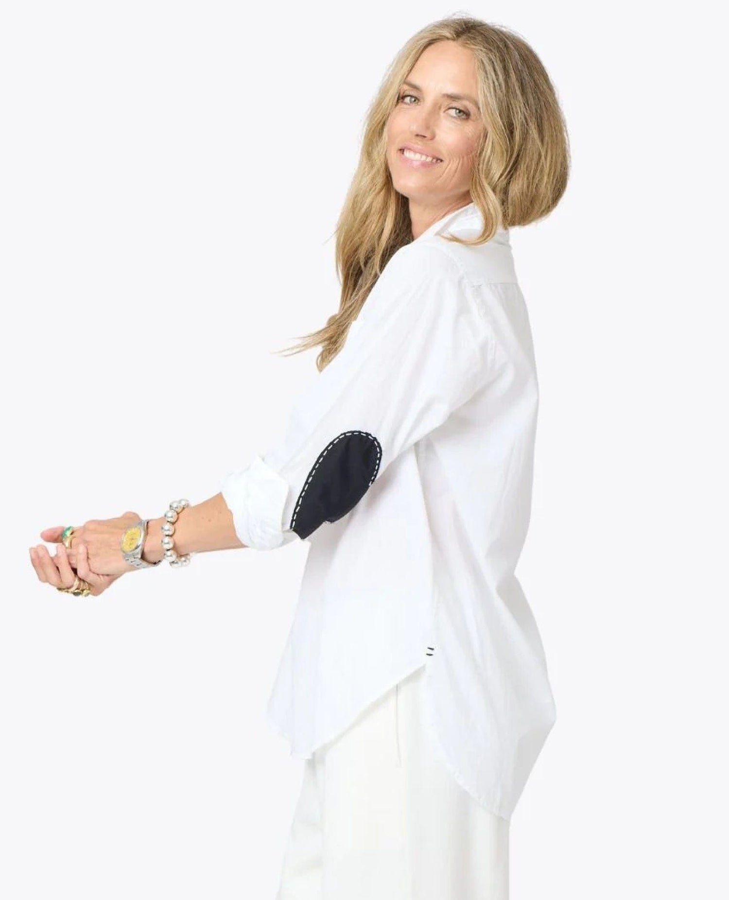 Kerri Rosenthal Black Heart White Shirt