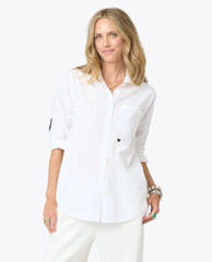 Kerri Rosenthal Black Heart White Shirt