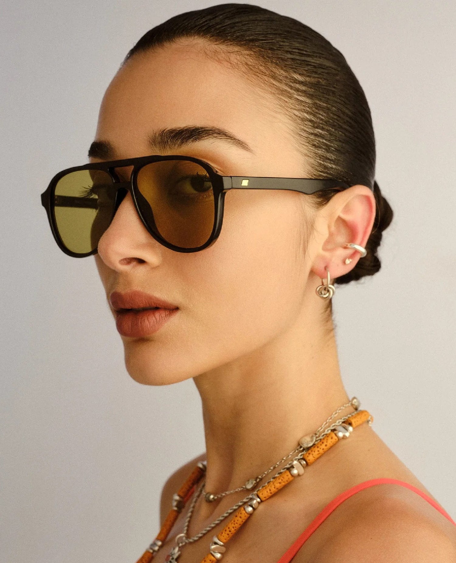 Tragic Magic Dark Olive Sunglasses