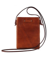 Leather Mini Crossbody Bag Cognac