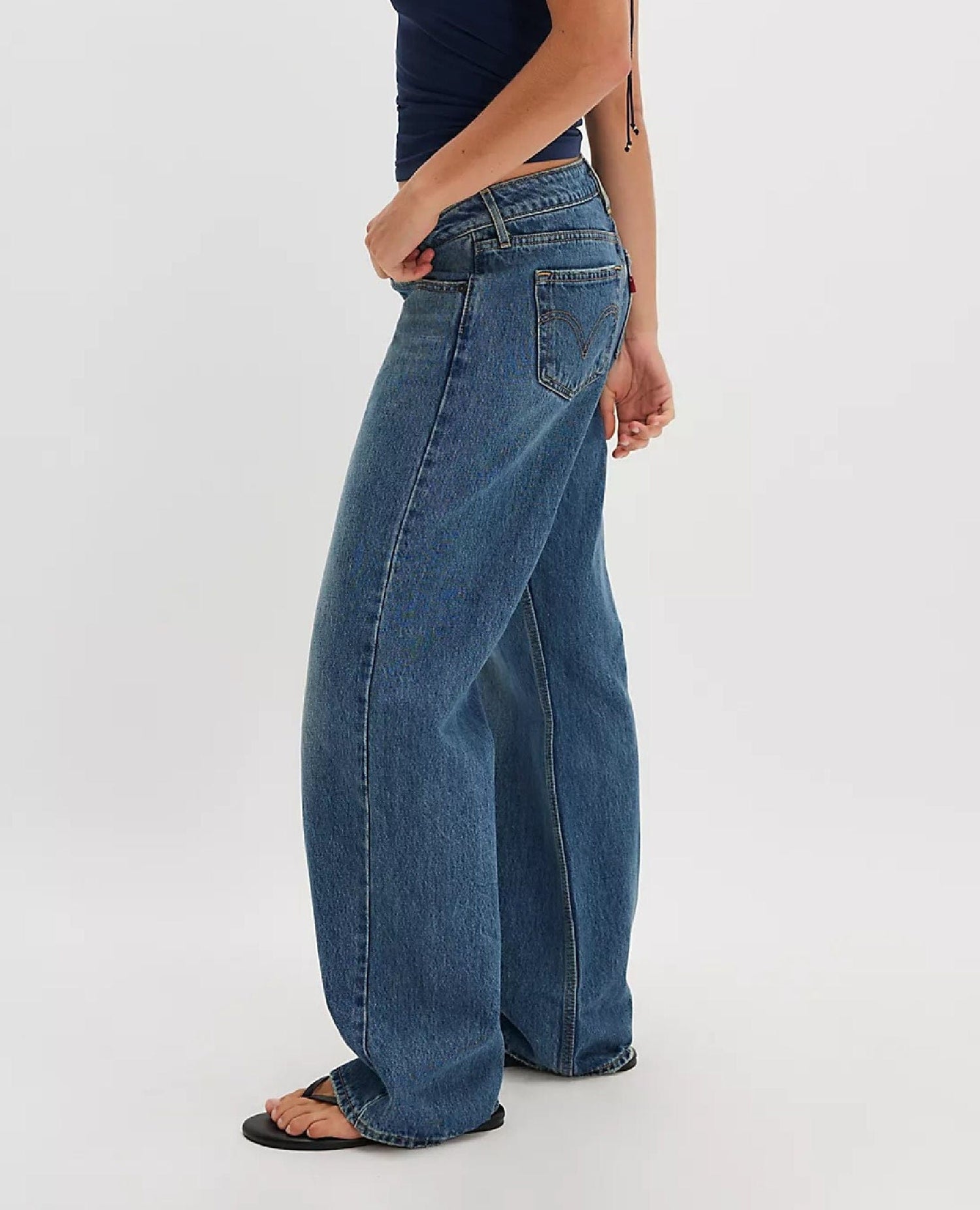 Low Loose Jeans Rescued City