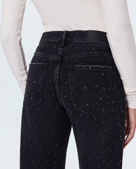 Lexi Mid Rise Bowed Straight Silver Screen