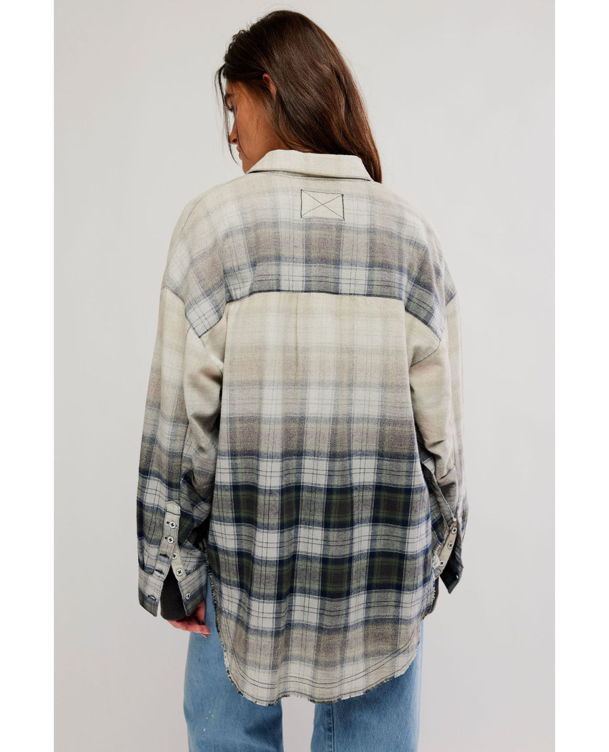 Lexi Plaid Shirt Green Combo
