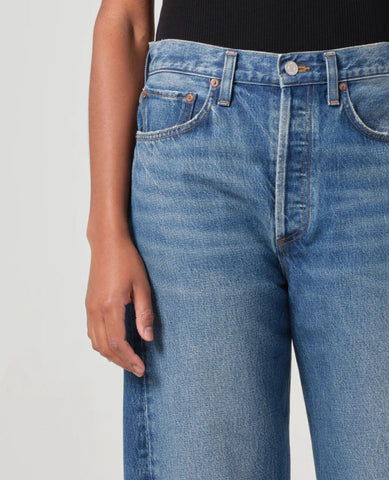 Agolde Luna Pieced Jean In Split