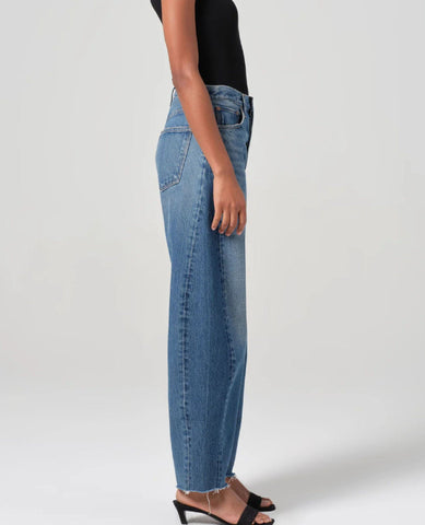 Agolde Luna Pieced Jean In Split