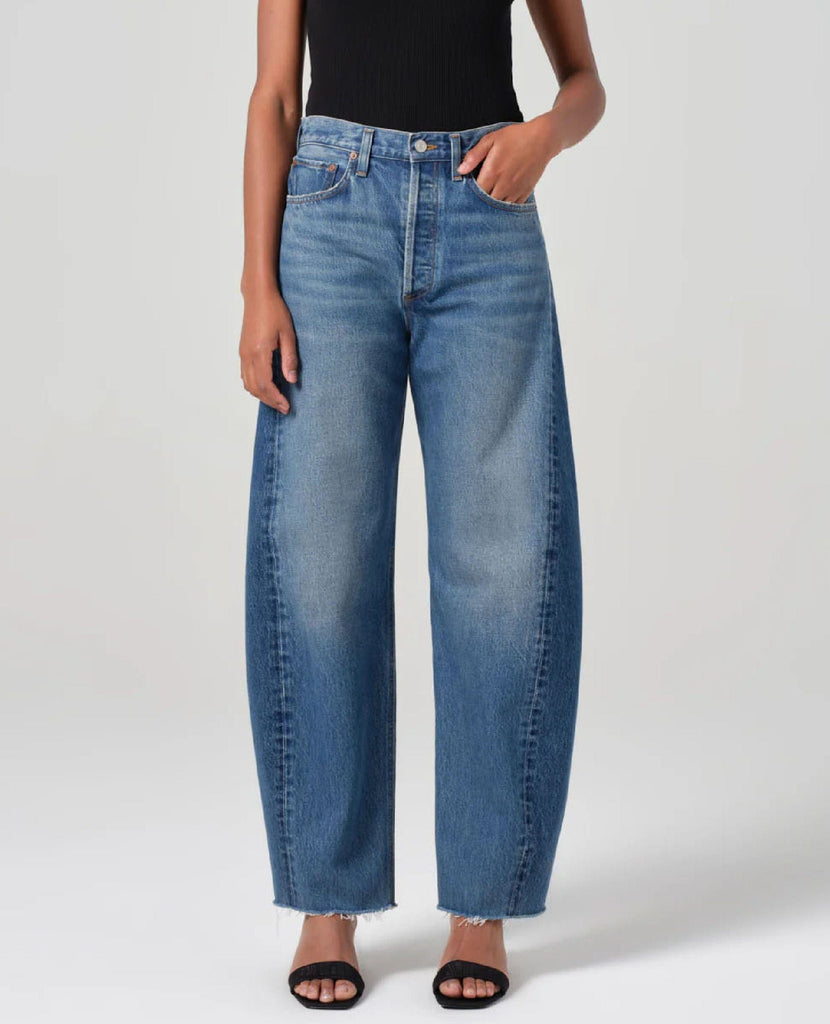 Agolde Luna Pieced Jean In Split