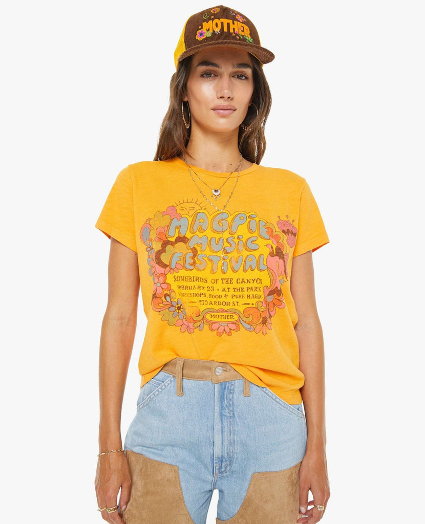 Magpie Music Festival Mustard Tee